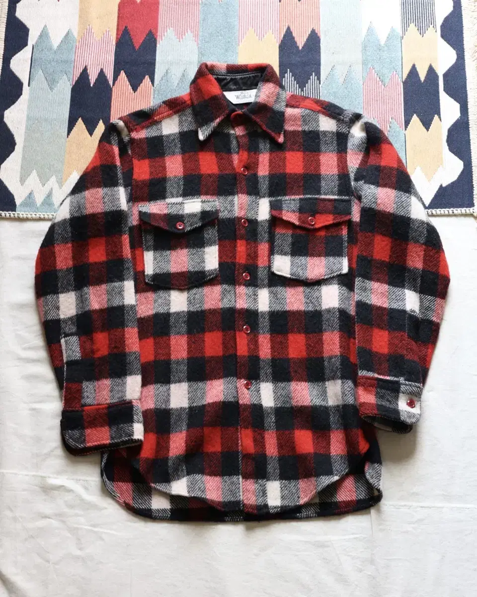 woolrich 70s buffalo plaid cpo shirts